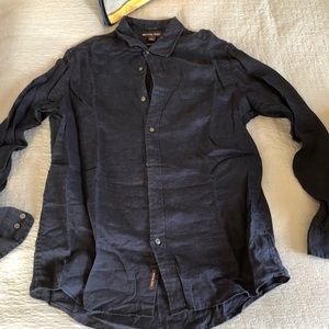 Michael Kors long sleeve linen shirt